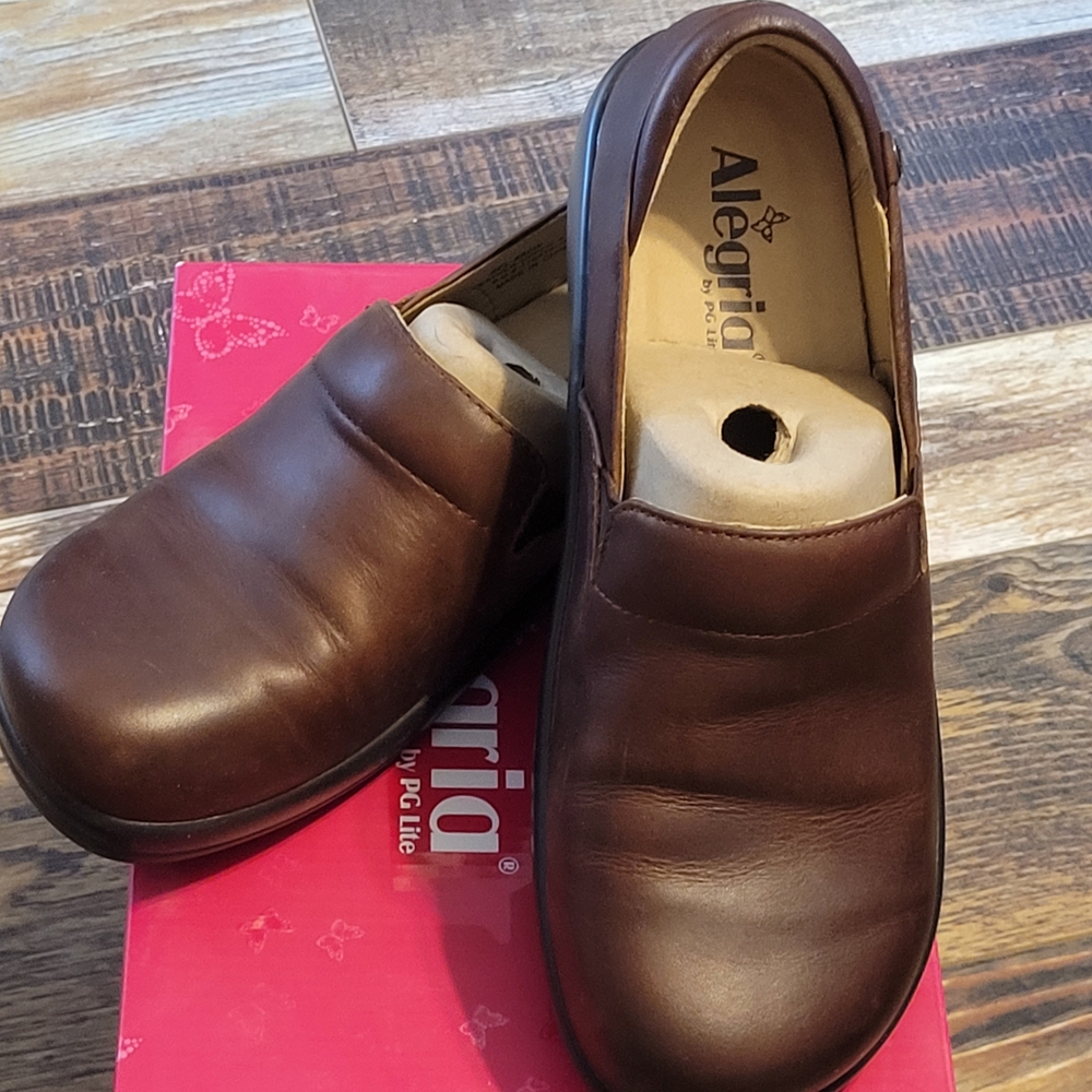 Alegria Men's Brown Slip-On Shoes